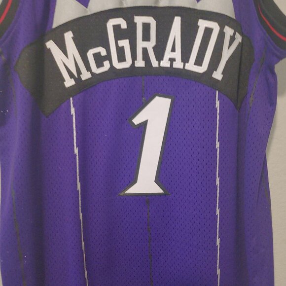 RARE Adidas Tracy McGrady Toronto Raptors HWC Throwback Road Jersey Large L - Picture 3 of 10